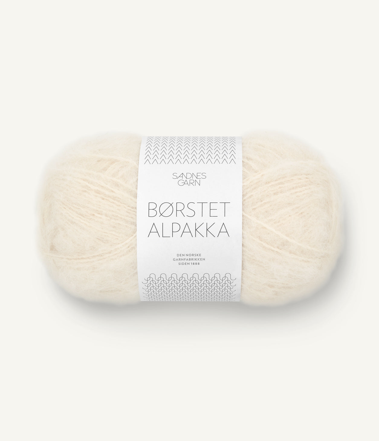 Borstet Alpakka 1012 Natur