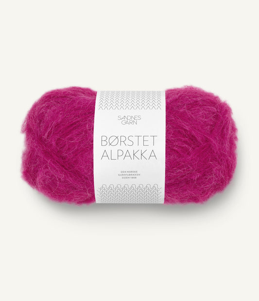 Borstet Alpakka 4600 Jazzy pink