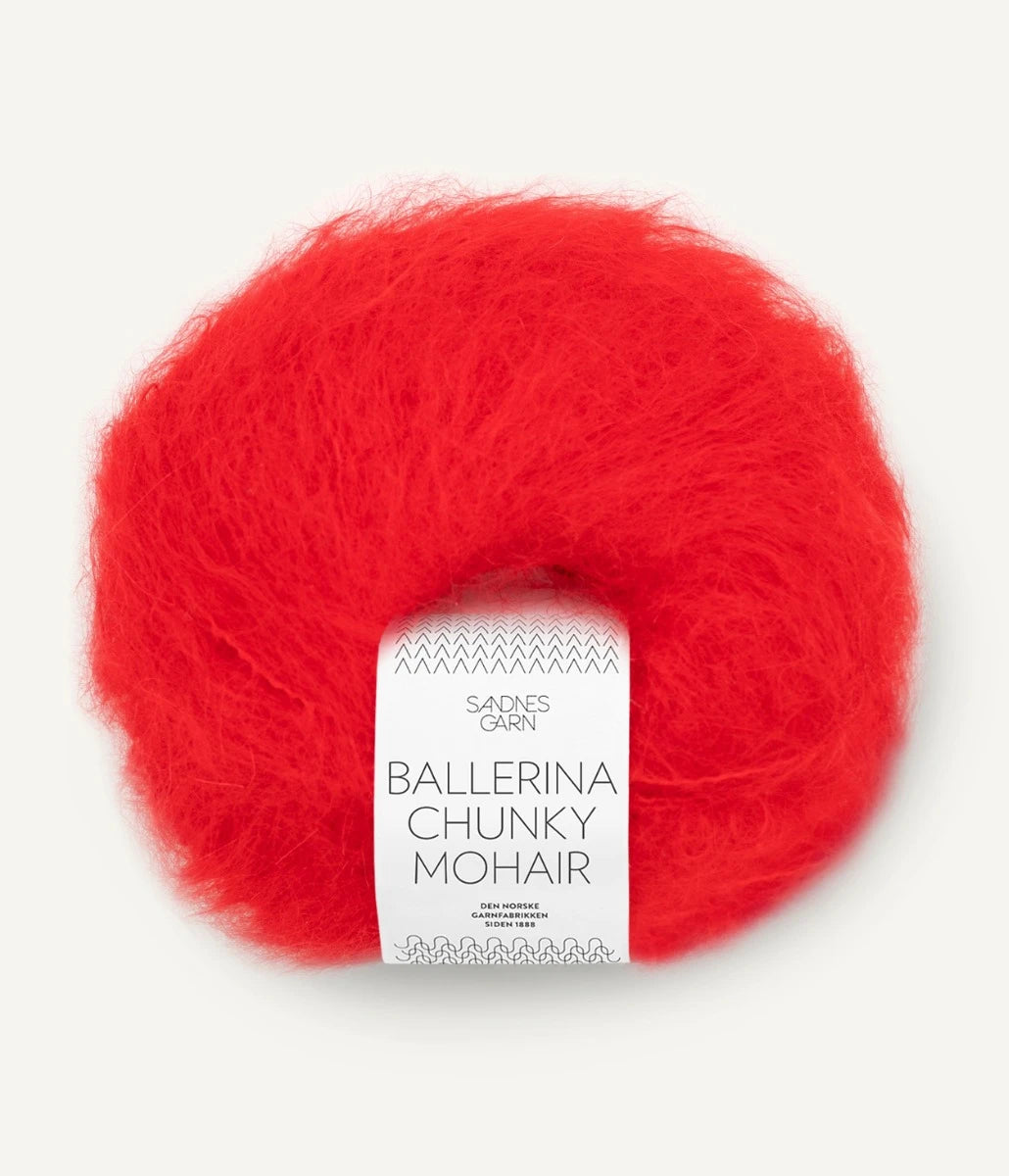 Ballerina Chunky Mohair 4018 Scarlet red
