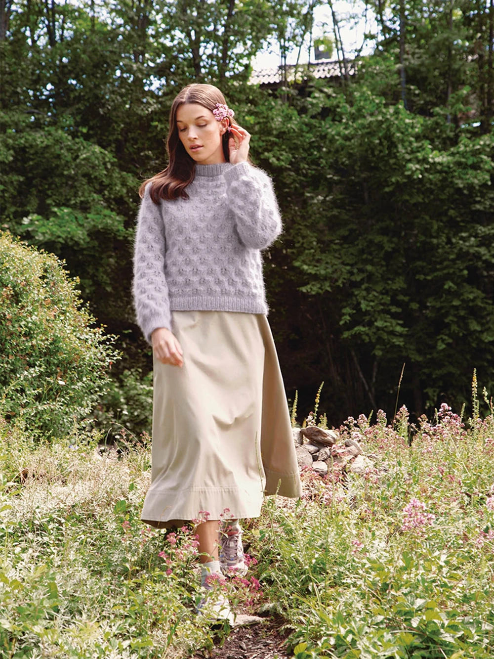 Gratisanleitung Tynn Silk Schneeglöckchen Pullover