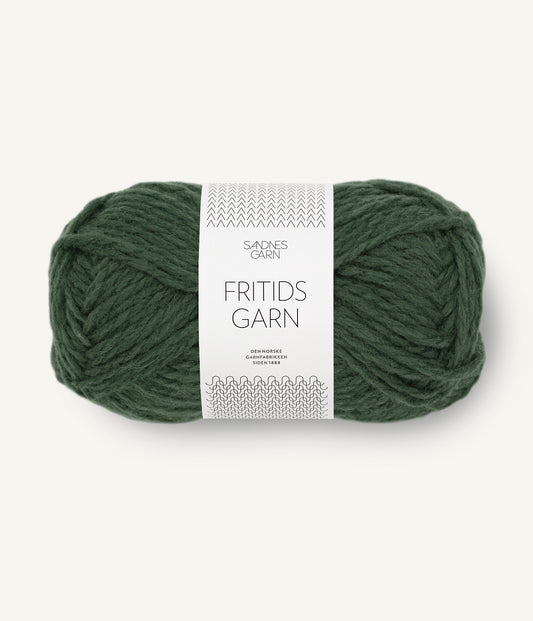 Fritidsgarn 8571 Mork gronn