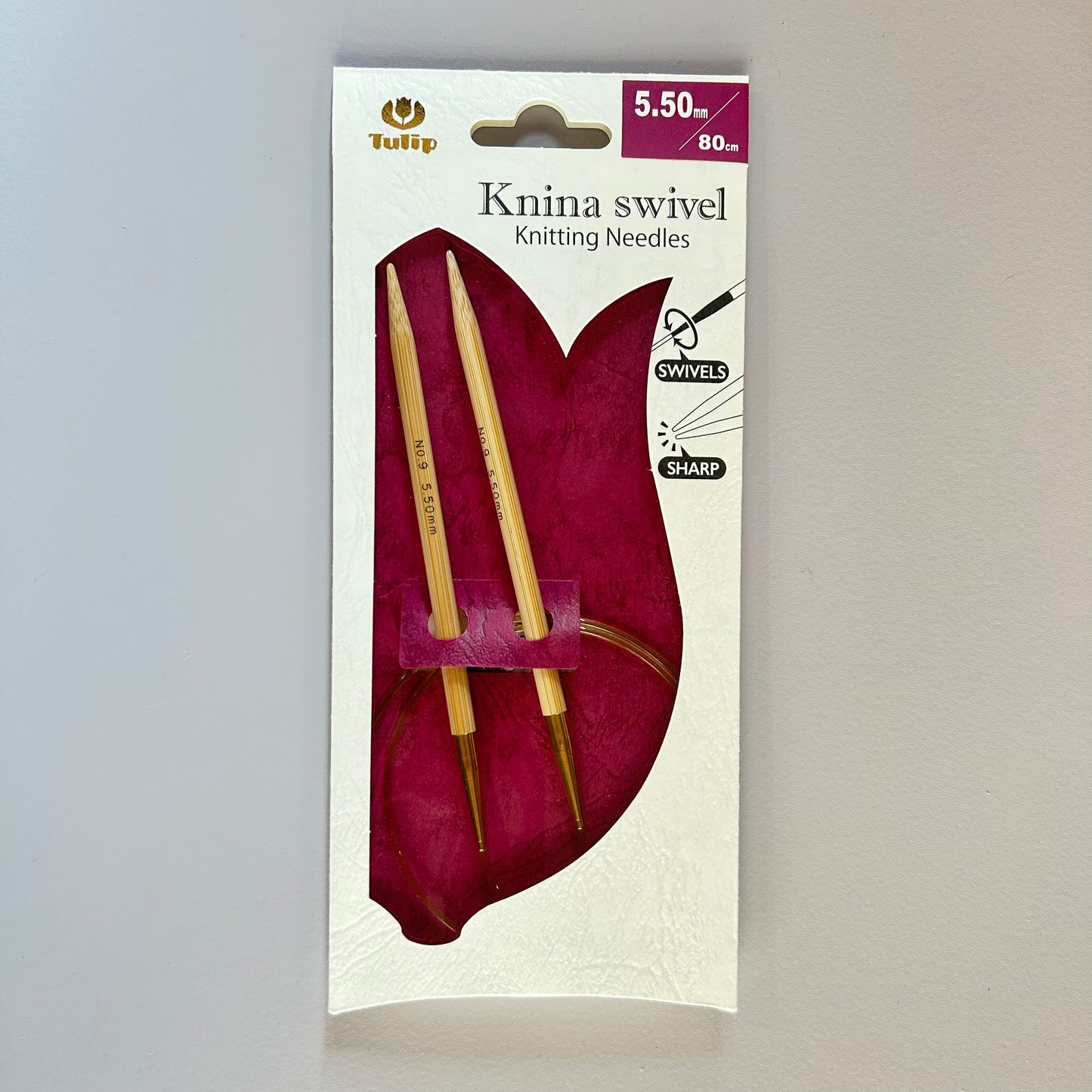 Tulip Rundstricknadel Knina swivel 80cm 5,50mm