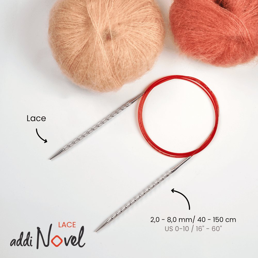 addi Novel Lace Rundstricknadel 40cm 3,50mm