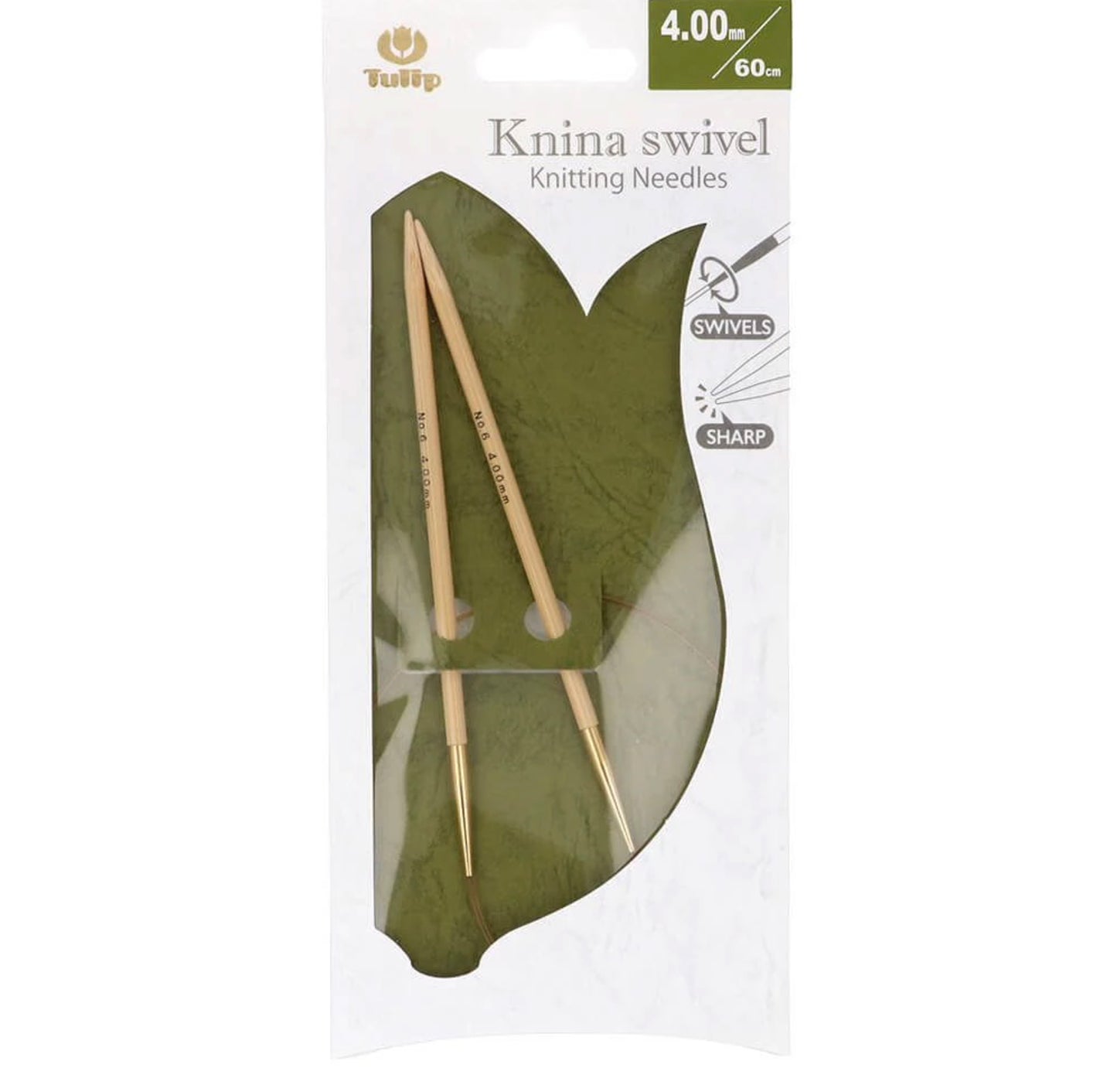 Tulip Rundstricknadel Knina swivel 60cm 4,50mm