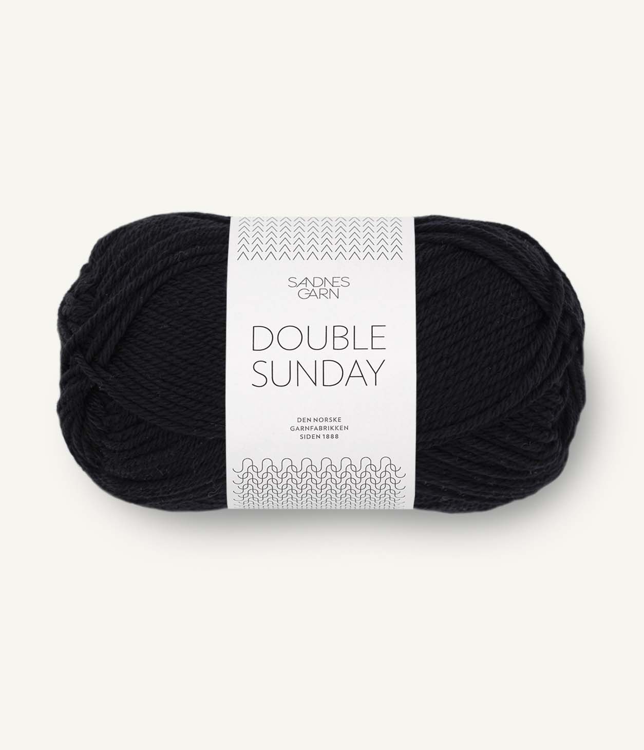 Sandnes Garn Double Sunday 1099 schwarz