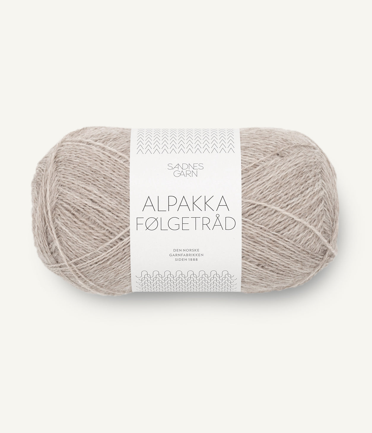 Sandnes Garn Alpakka Følgetråd 2650 Beige melange