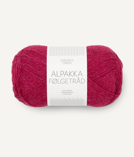 Alpakka Følgetråd 4255 Rumba red