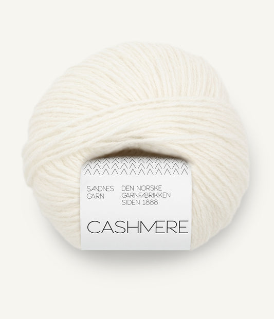 Sandnes Garn CASHMERE 1002 Naturweiß