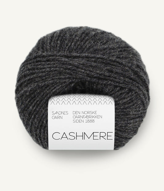 Sandnes Garn CASHMERE 1088 Charcoal melange