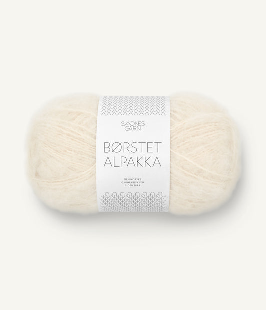 Borstet Alpakka 1012 Natur