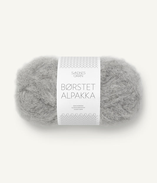 Sandnes Garn Borstet Alpakka 1042 gramelert