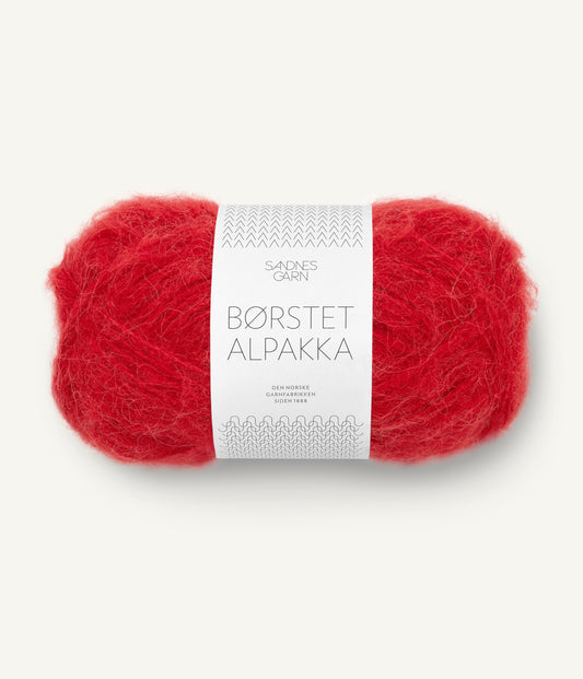 Borstet Alpakka 4227 Equestrian Red
