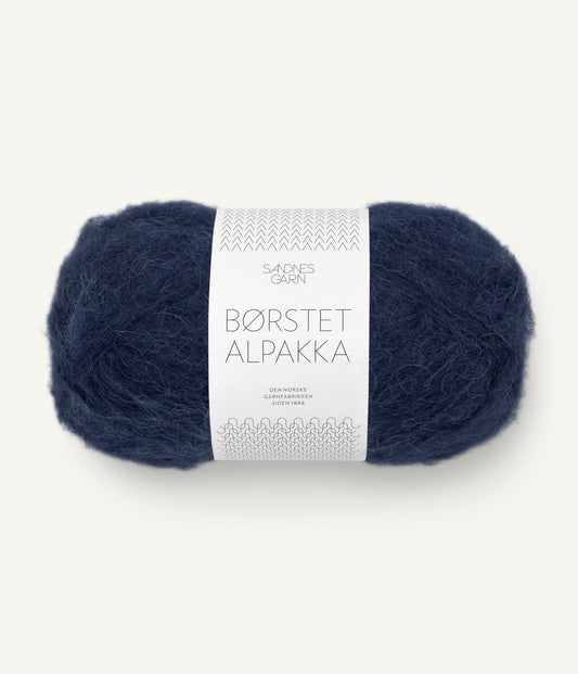 Borstet Alpakka 5575 Marine