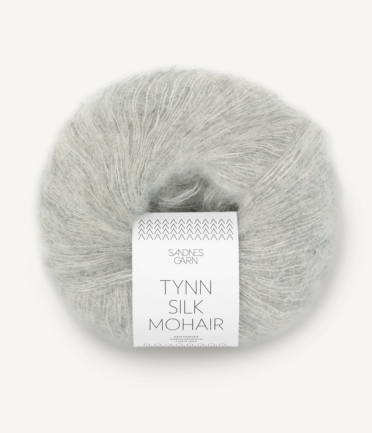 Tynn Silk Mohair 1022 Lys gramelert