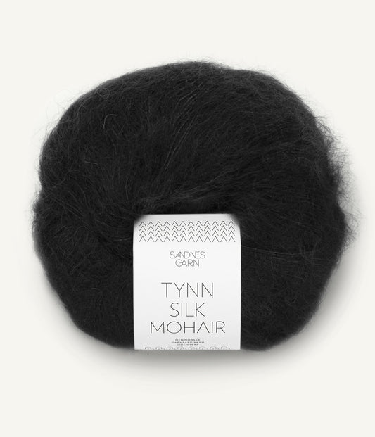 Tynn Silk Mohair 1099 Svart