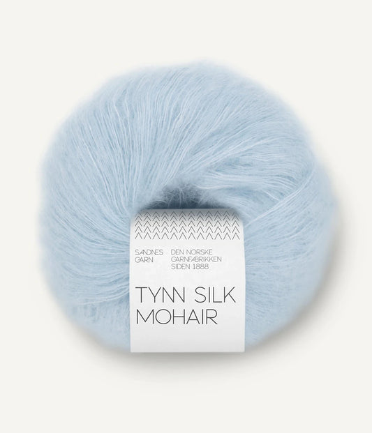 Sandnes Garn Tynn Silk Mohair 6012 Lys Bla