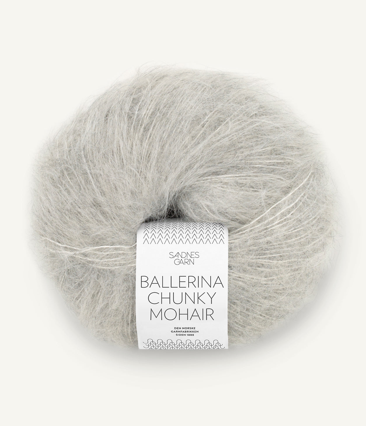 Ballerina Chunky Mohair 1022 Lys gramelert