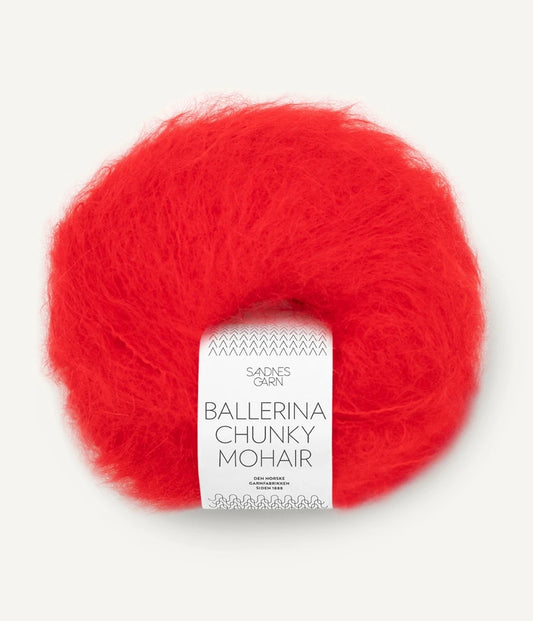 Ballerina Chunky Mohair 4018 Scarlet red