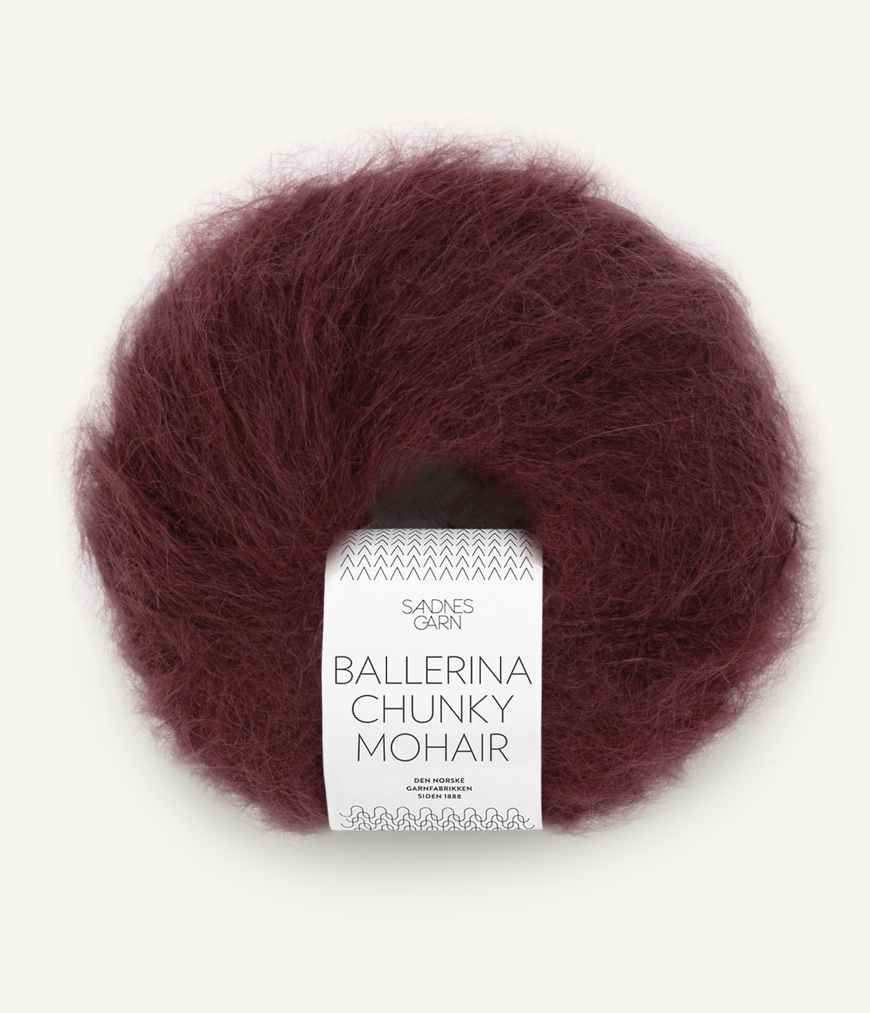 Sandnes Garn Ballerina Chunky Mohair 4372 Dyp Burgunder