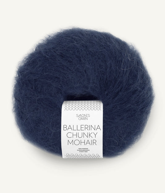 Sandnes Garn Ballerina Chunky Mohair 5581 Lys marine