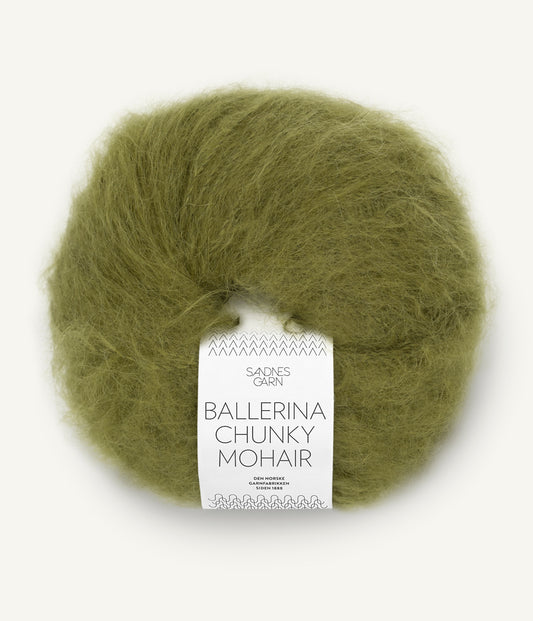 Sandnes Garn Ballerina Chunky Mohair 9563 Moss Green