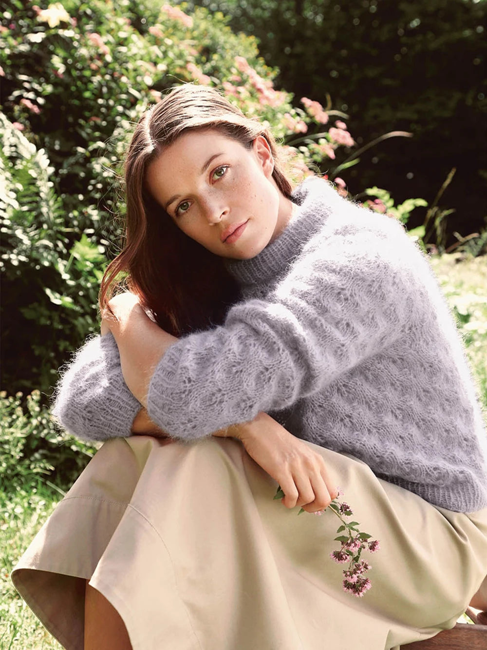 Gratisanleitung Tynn Silk Schneeglöckchen Pullover