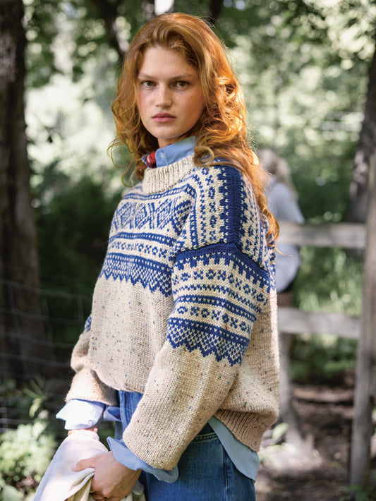 MARIUS NORWEGERPULLOVER DAMEN Einzelanleitung + Garnpaket • Sandnes Garn