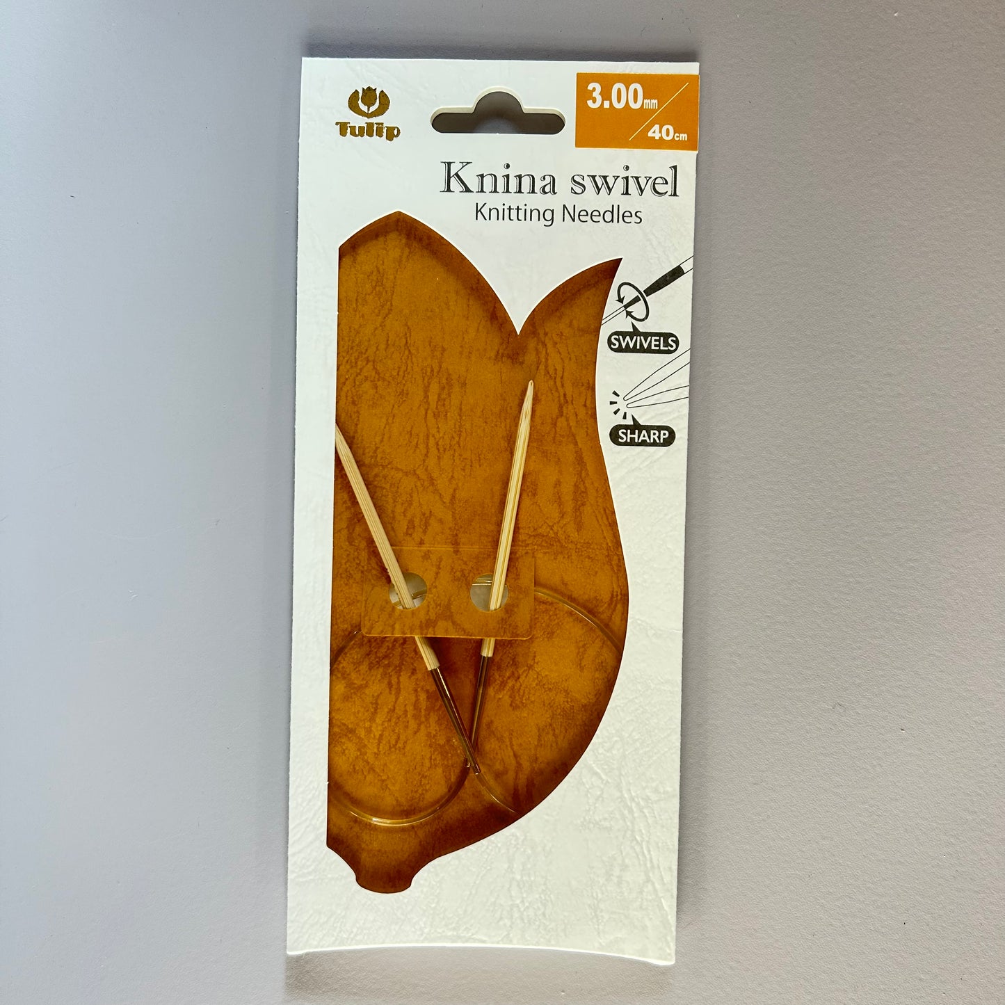 Tulip Rundstricknadel Knina swivel 40cm 3,00mm