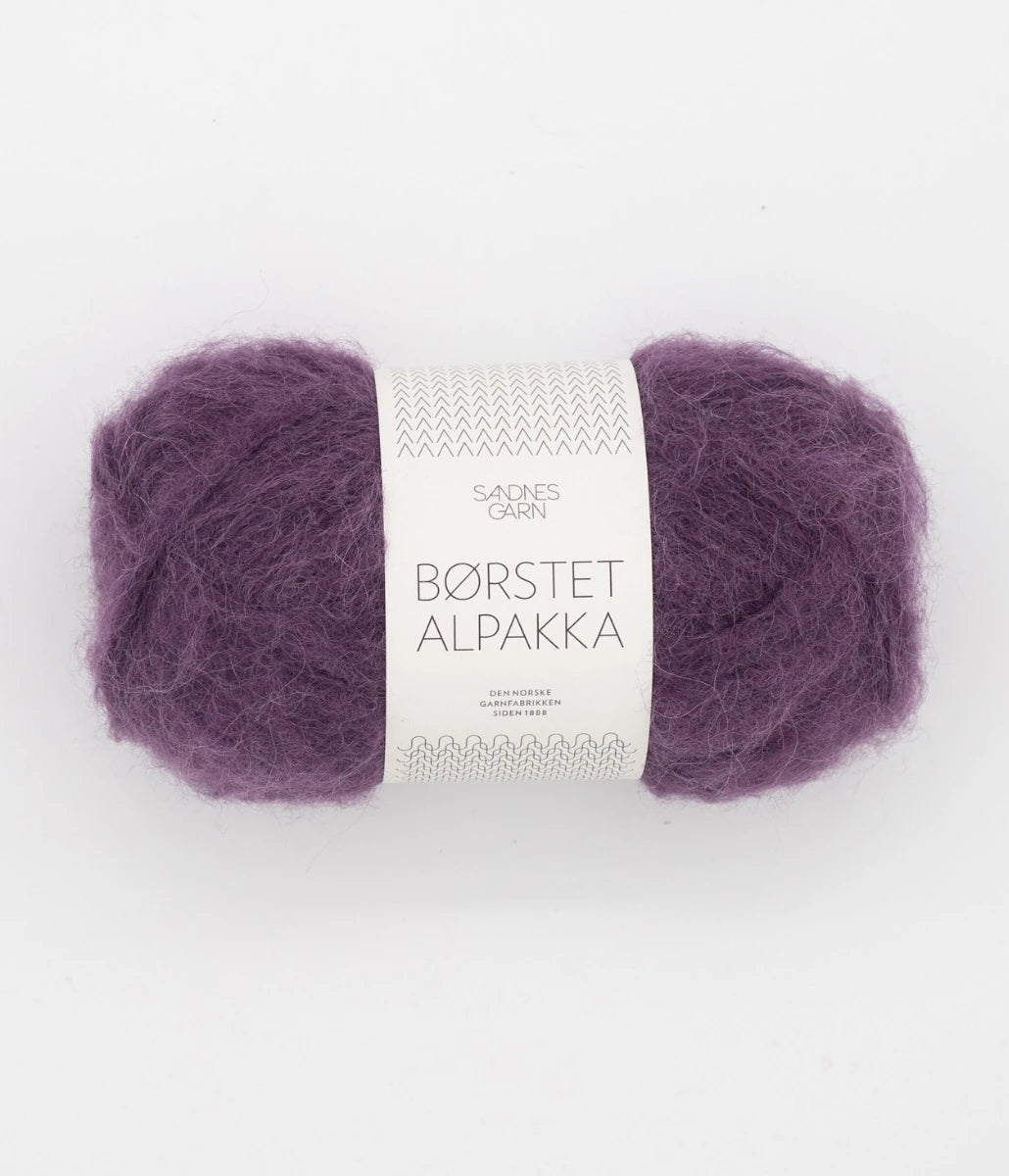 Borstet Alpakka 4672 Brombeersaft