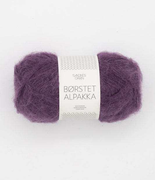 Borstet Alpakka 4672 Brombeersaft
