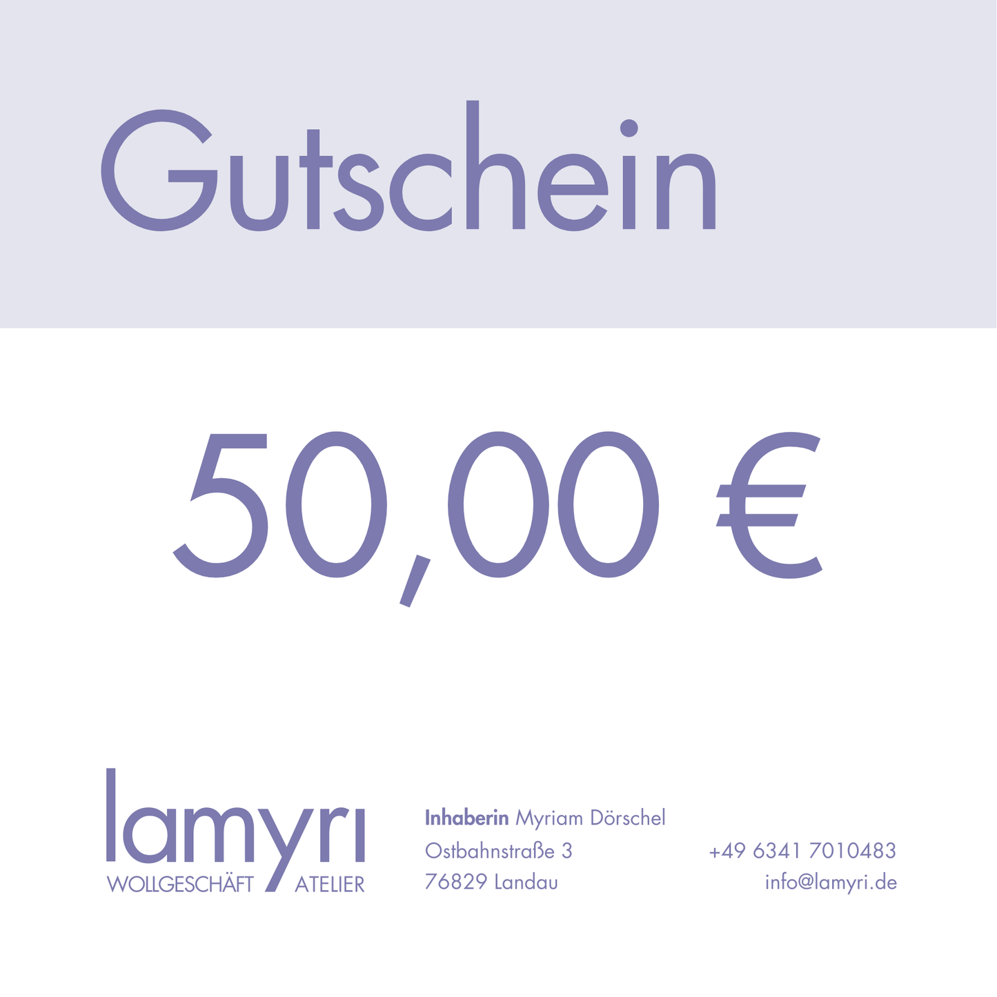 Gutschein lamyri