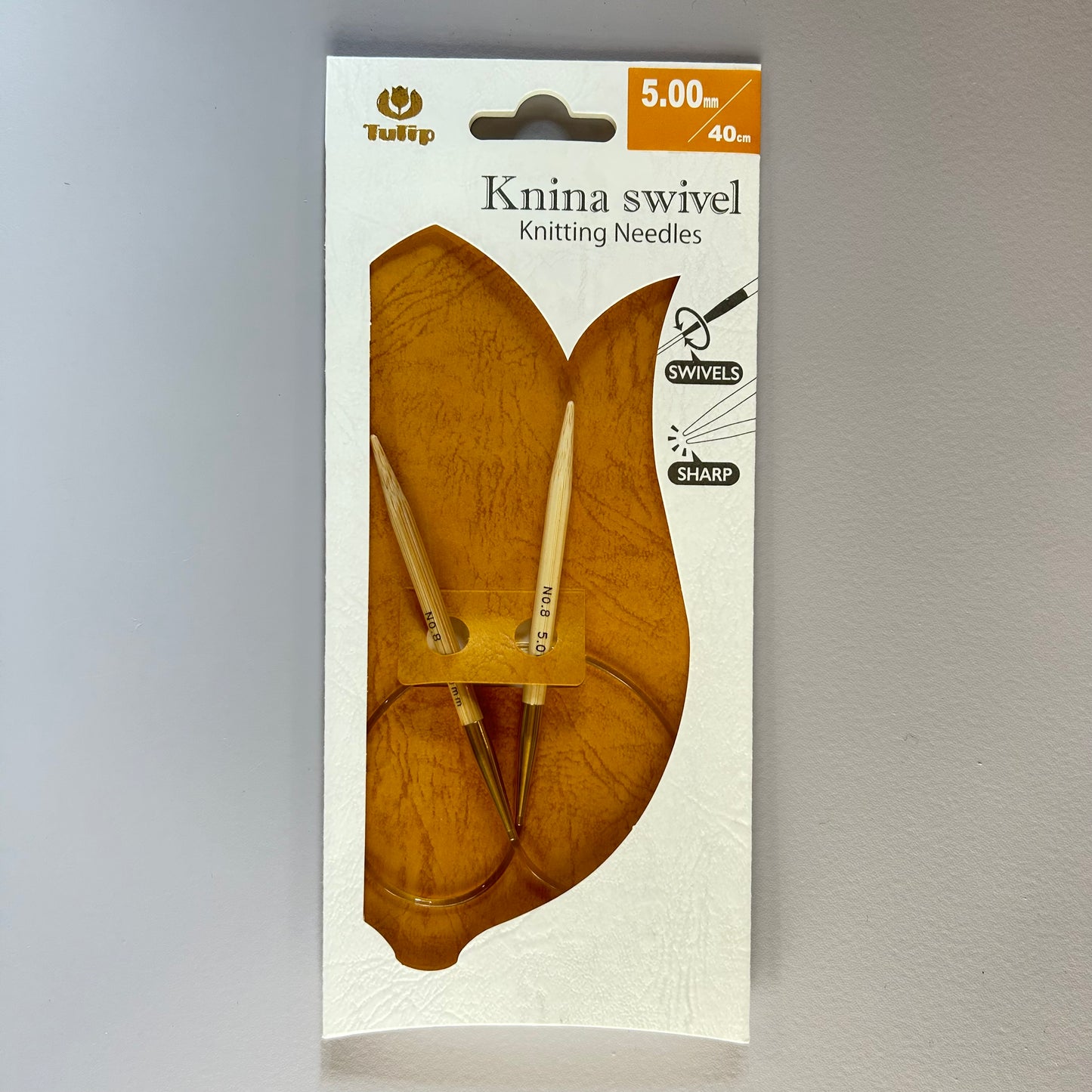 Tulip Rundstricknadel Knina swivel 40cm 4,50mm