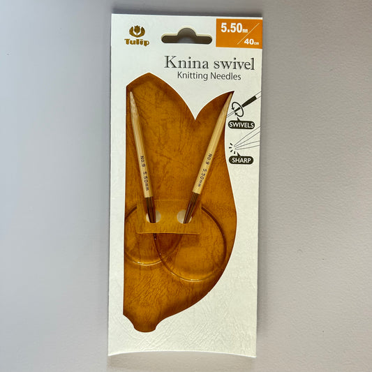 Tulip Rundstricknadel Knina swivel 40cm 6,00mm