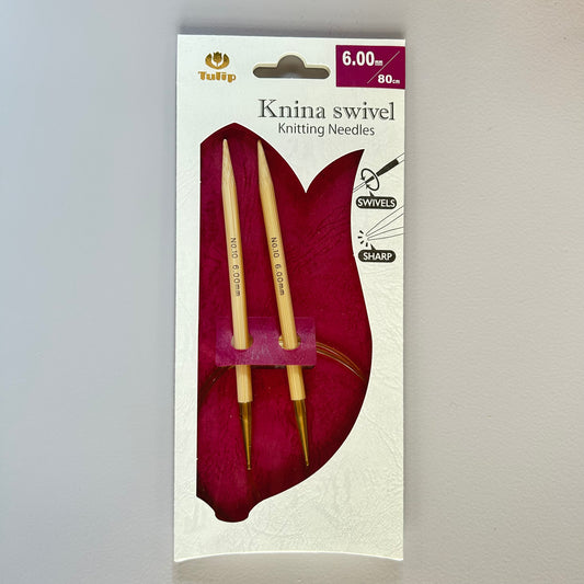 Tulip Rundstricknadel Knina swivel 80cm 6,00mm