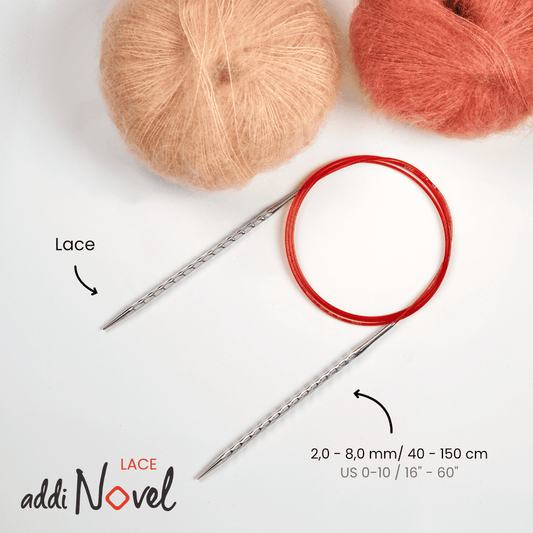 addi Novel Lace Rundstricknadel 40cm 3,50mm