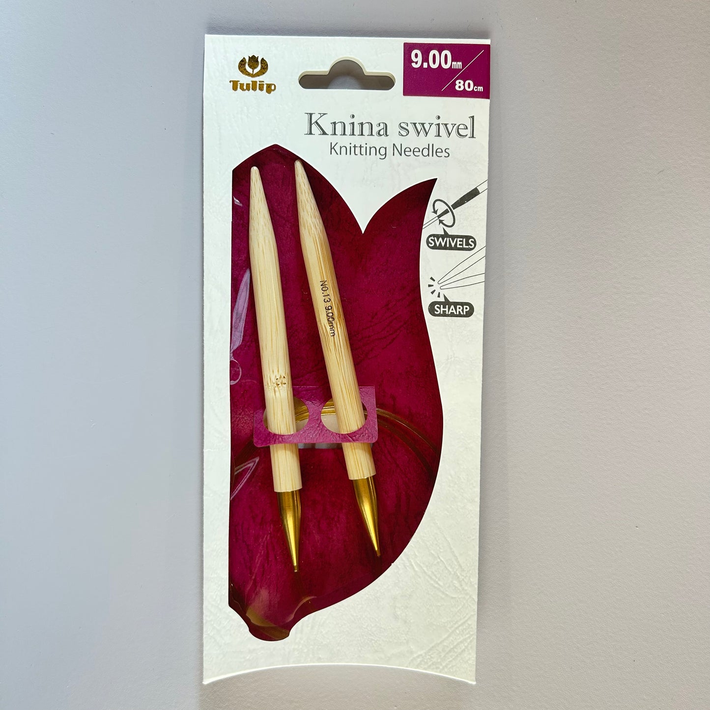 Tulip Rundstricknadel Knina swivel 80cm 9,00mm