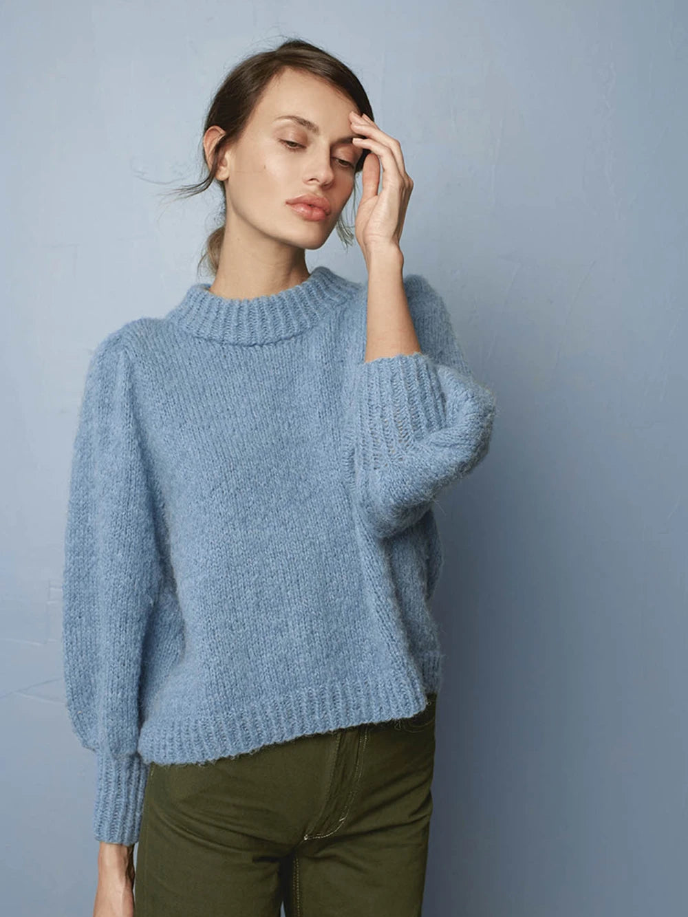 Gratisanleitung • PUFFÄRMEL Pullover von Sandnes Garn