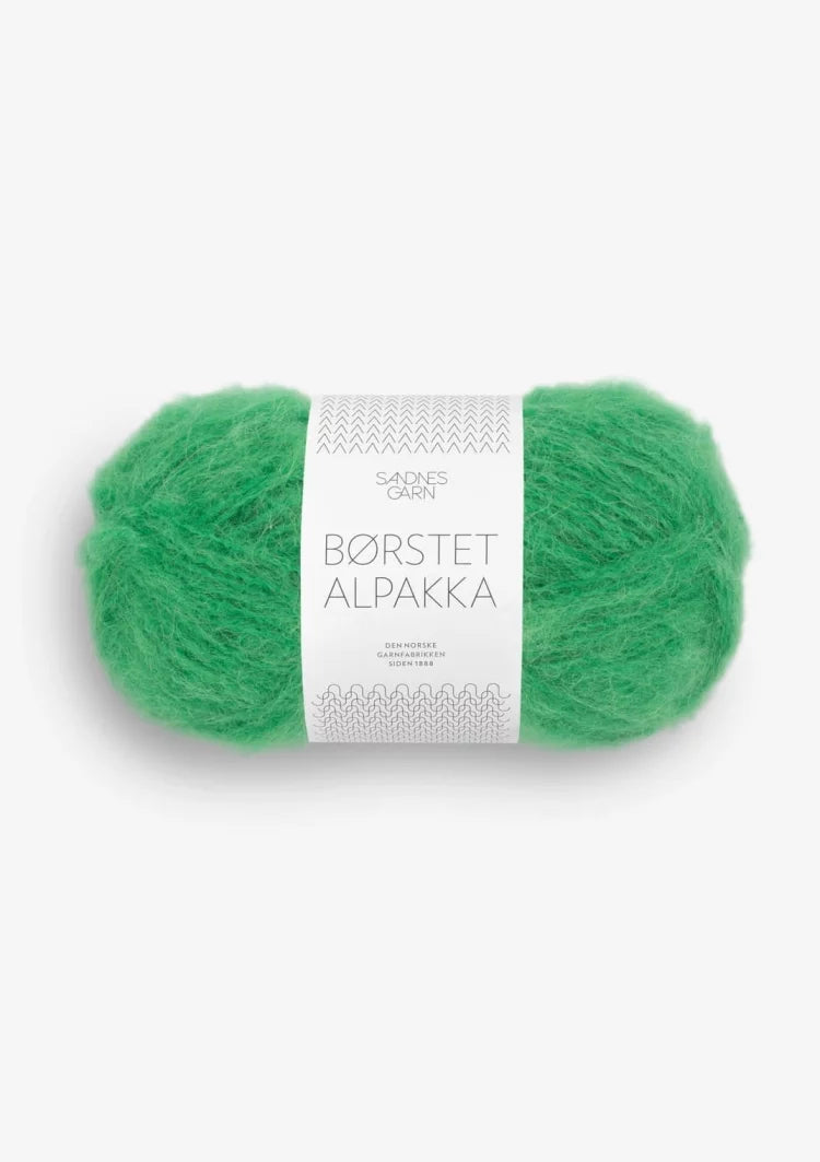 Borstet Alpakka 8236 Jelly bean green