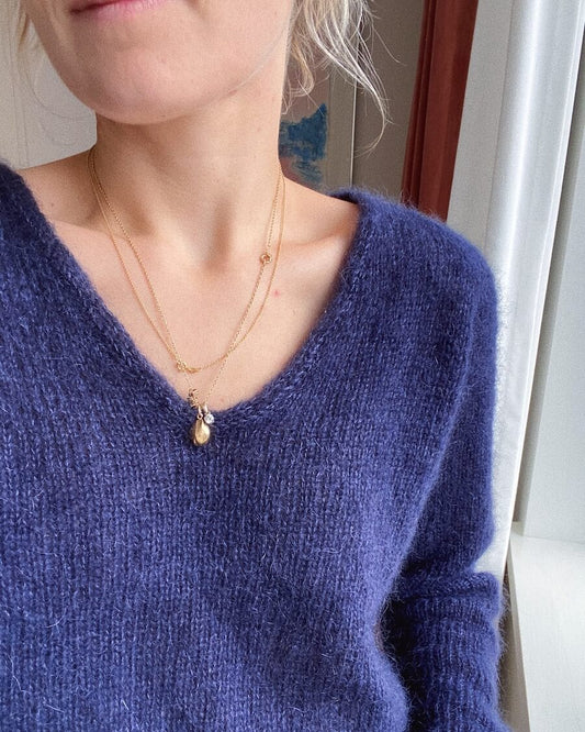 KUMULUS BLUSE Einzelanleitung + Garnpaket • PetiteKnit / Sandnes Garn