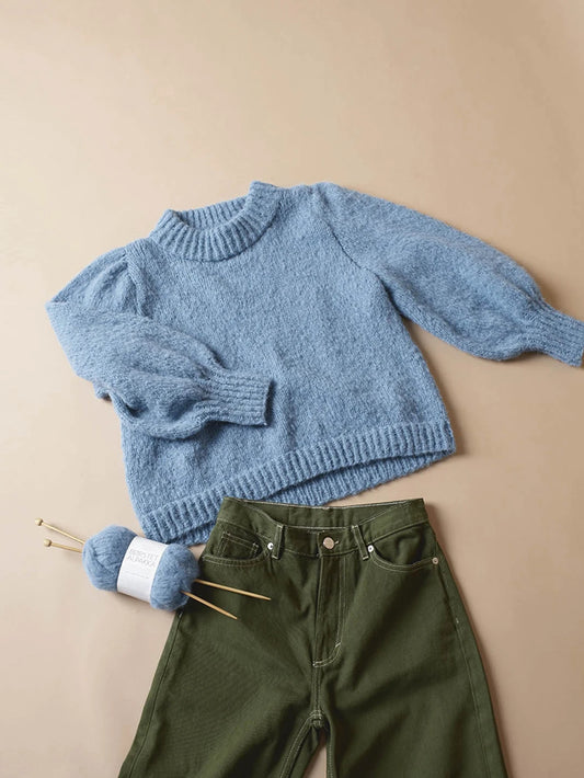 Gratisanleitung • PUFFÄRMEL Pullover von Sandnes Garn