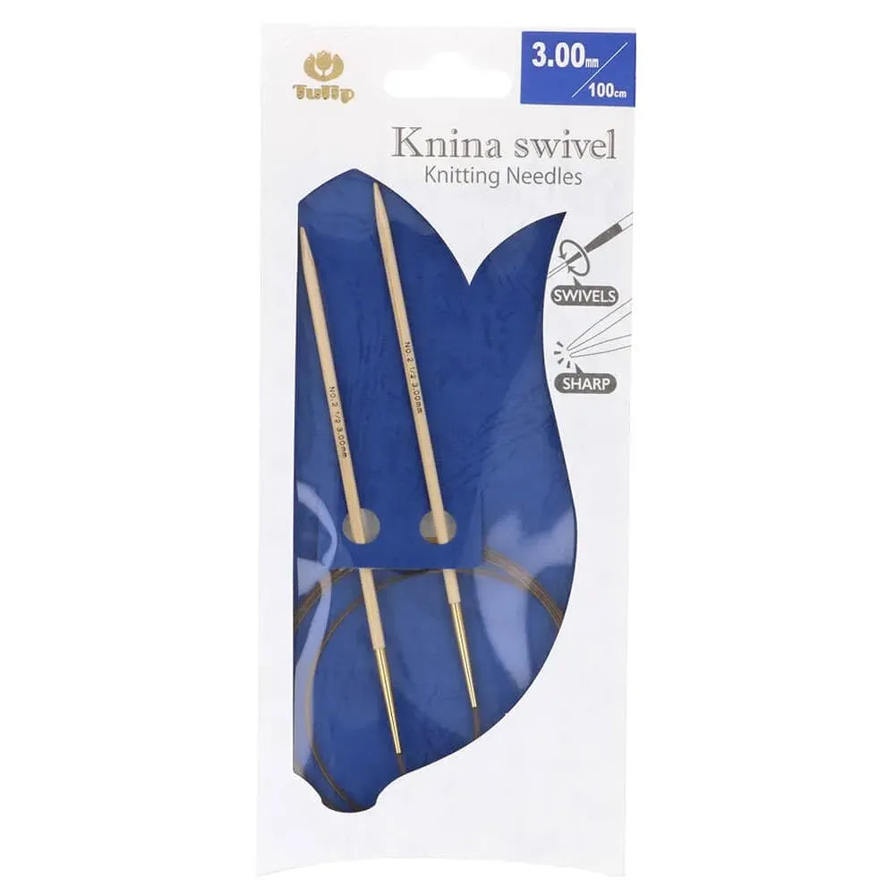 Tulip Rundstricknadel Knina swivel 100cm 3,00mm