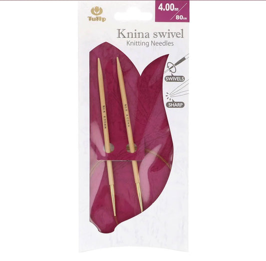 Tulip Rundstricknadel Knina swivel 80cm 4,25mm